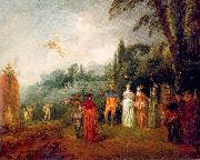 WATTEAU, Antoine The Island of Cythera oil painting reproduction